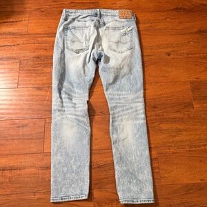 American Eagle Outfitters Men's Light Wash Skinny Jeans 33x30